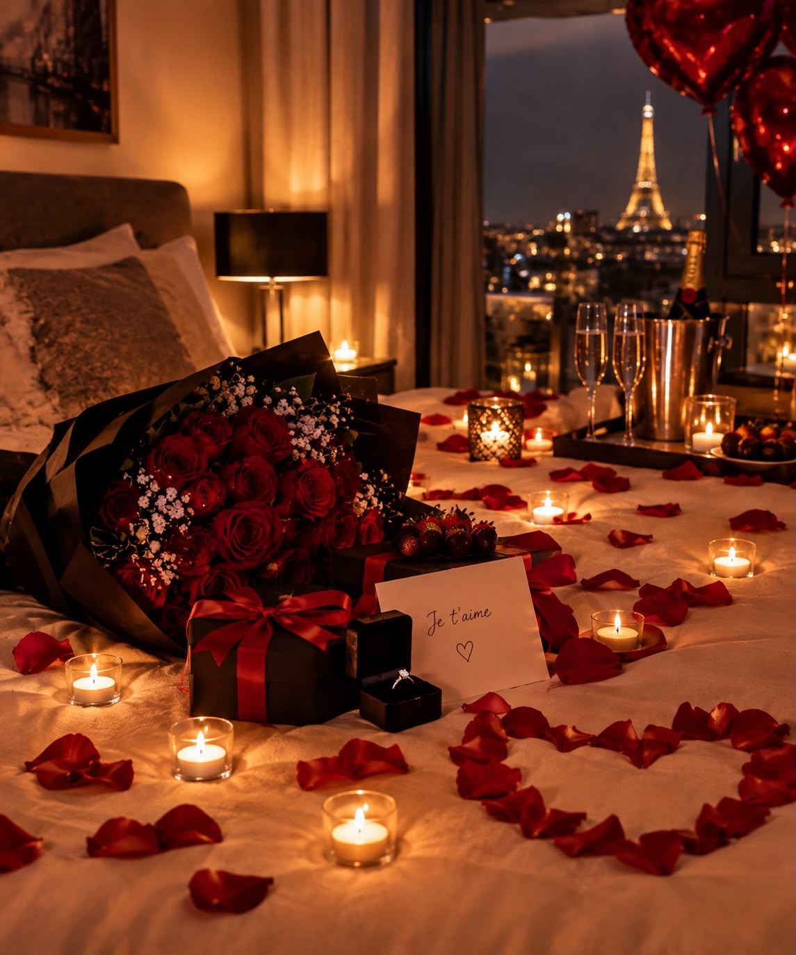 Un cadre romantique Benahat pour un anniversaire de mariage